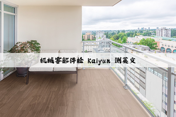 机械零部件检 kaiyun 测英文