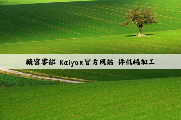 精密零部 kaiyun官方网站 件机械加工