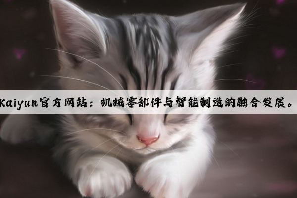 kaiyun官方网站：机械零部件与智能制造的融合发展。