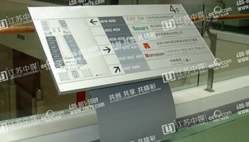  中媒导视牌 
